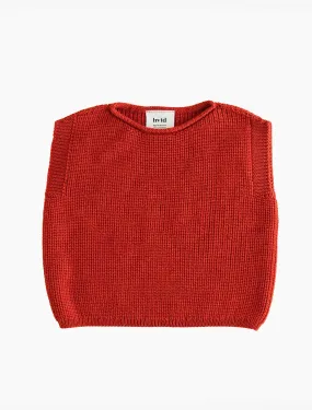 Harvey Baby Vest in Red