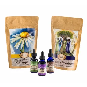 Herbal Gift Set for Menopause Power with Herbal Supplements for Hormone Harmony, Hot Flashes, & Women's Wellness* for Wise Women and Crones