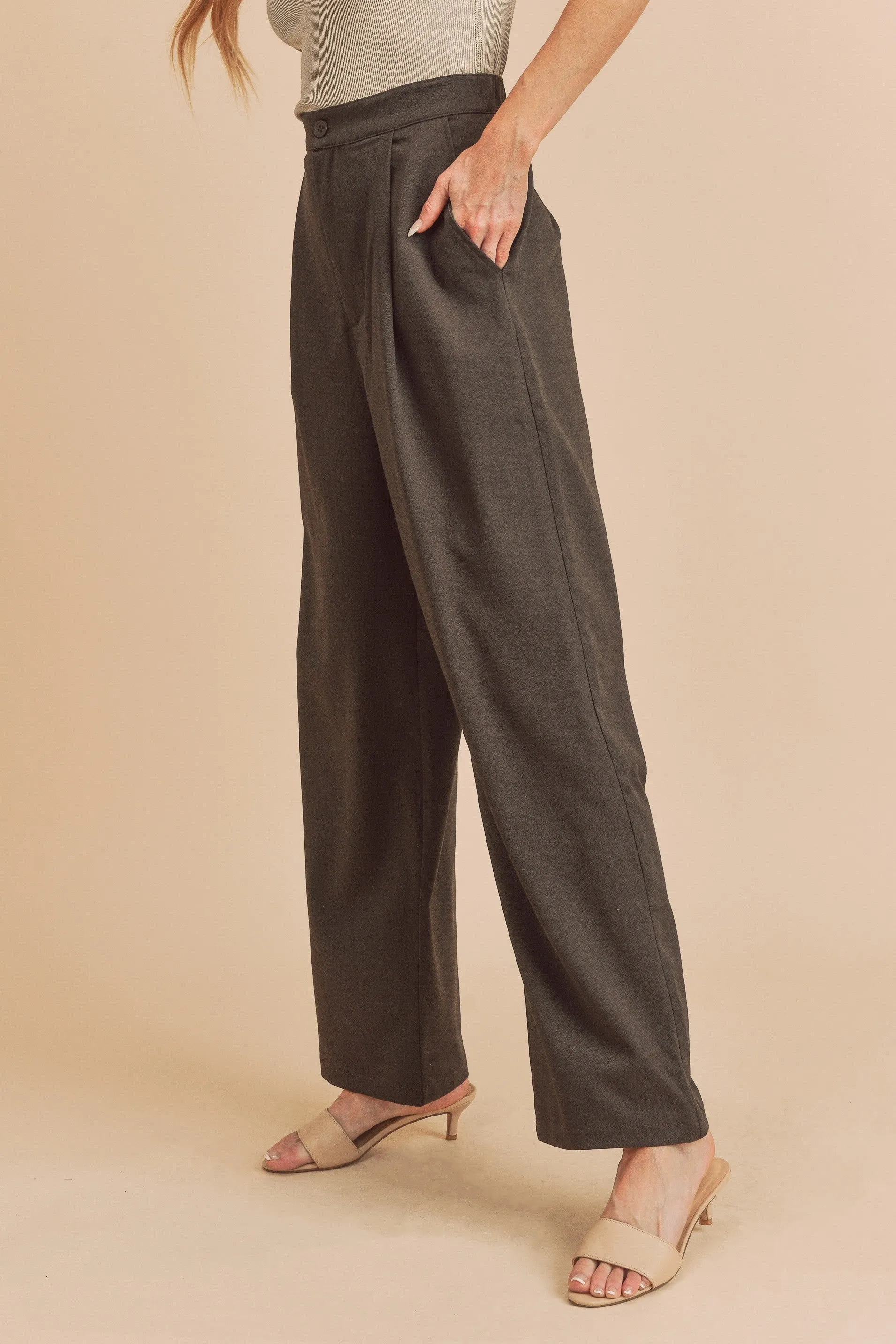 High Waist Wide Leg Pants