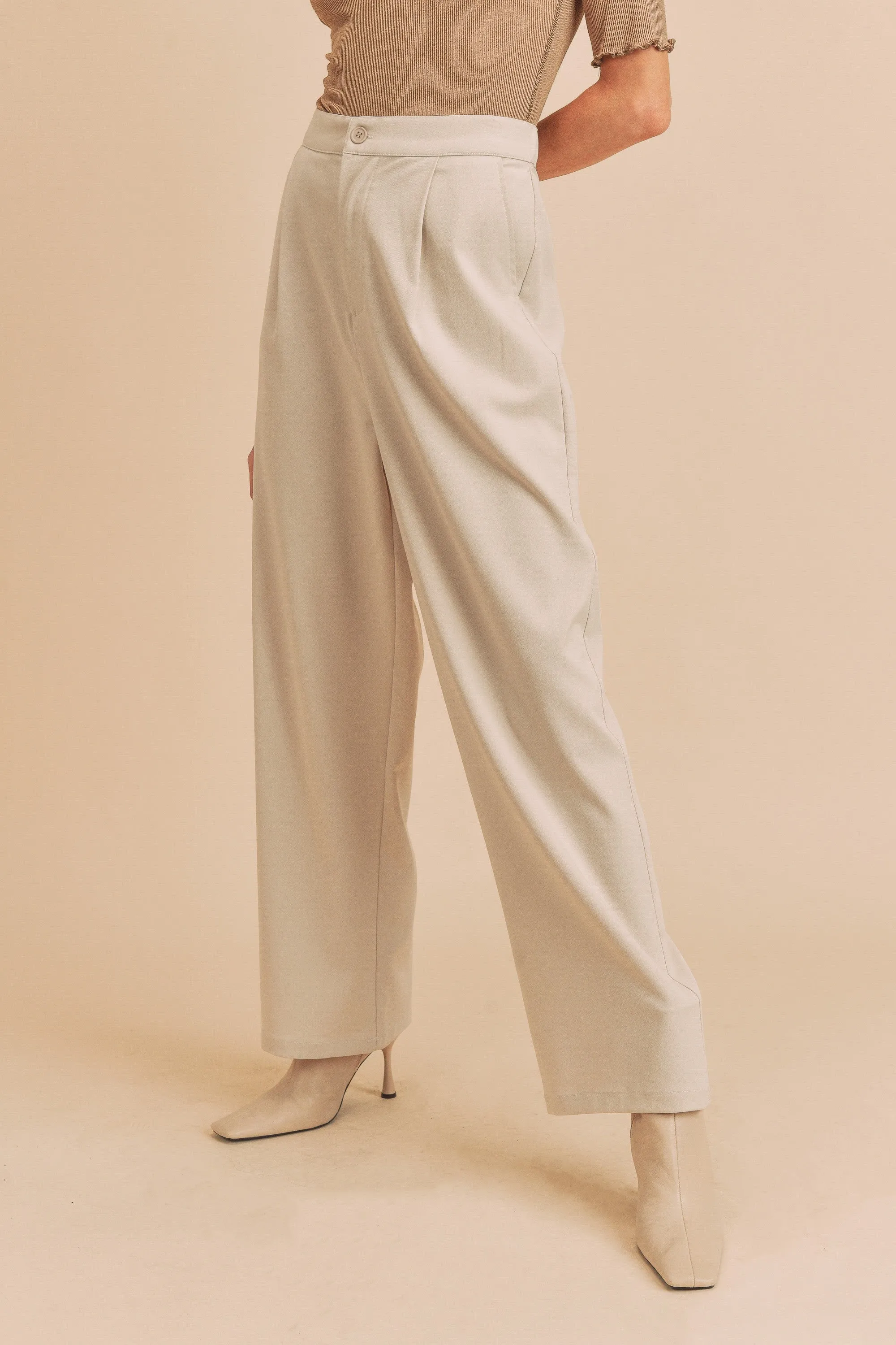 High Waist Wide Leg Pants