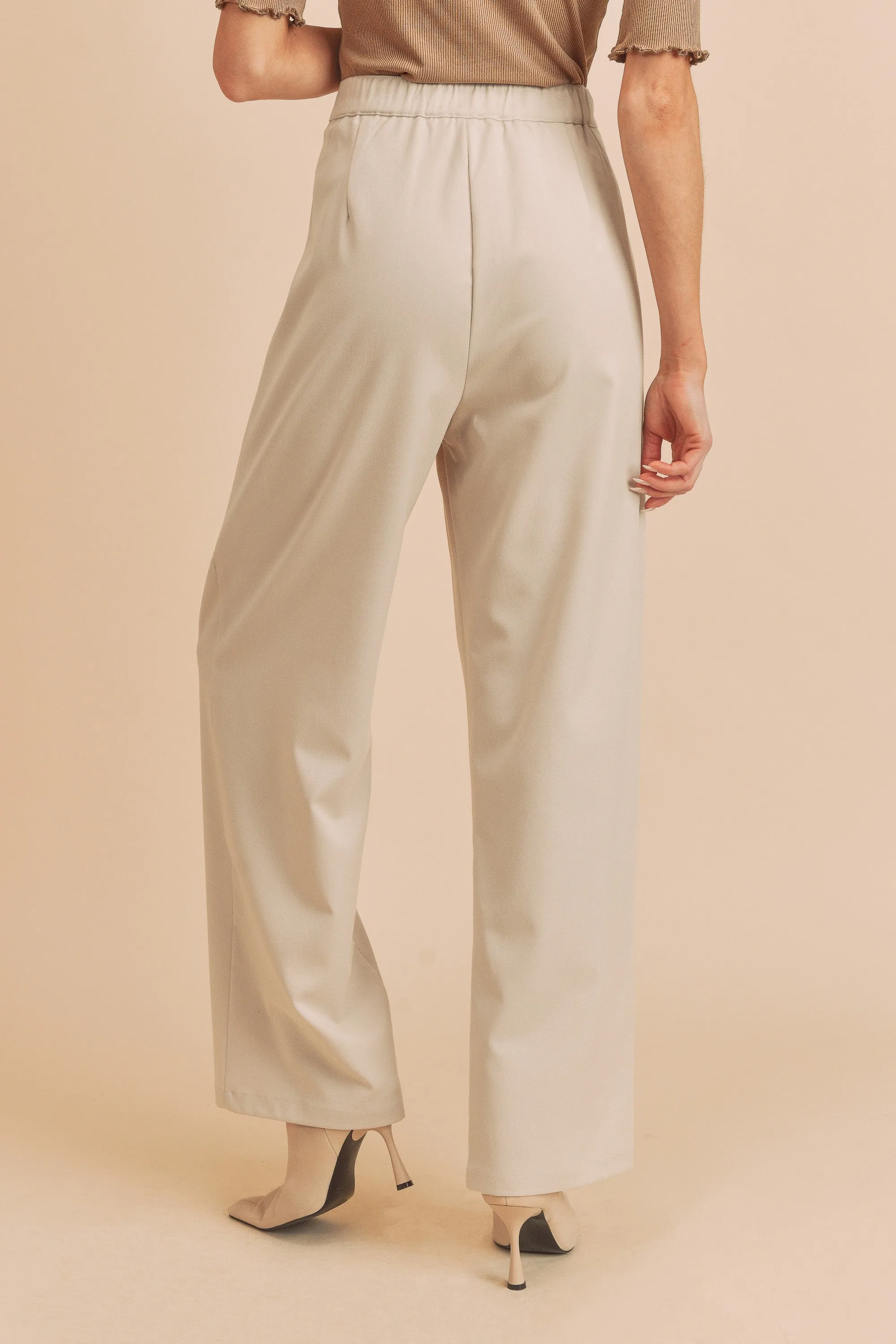 High Waist Wide Leg Pants