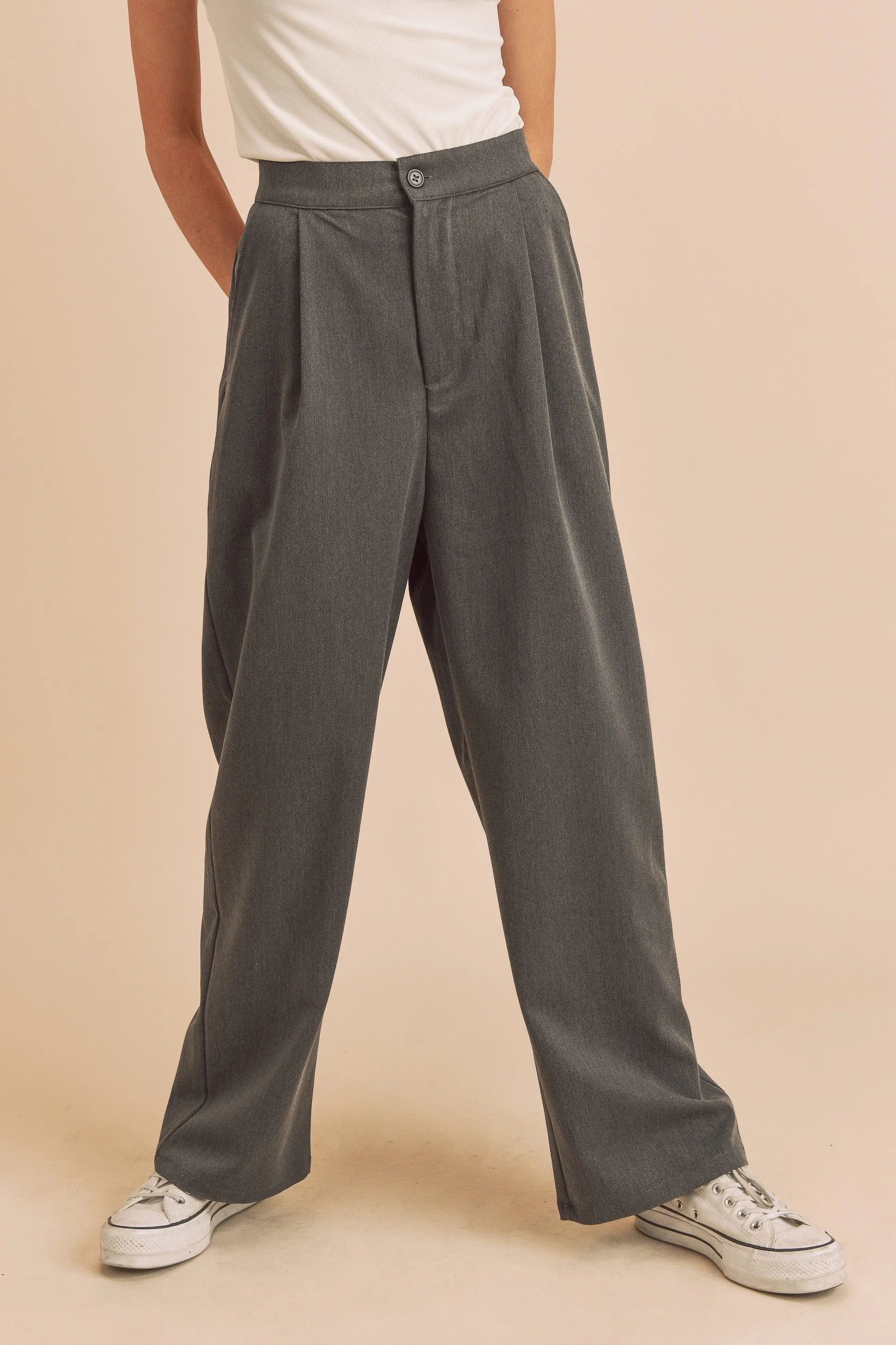 High Waist Wide Leg Pants