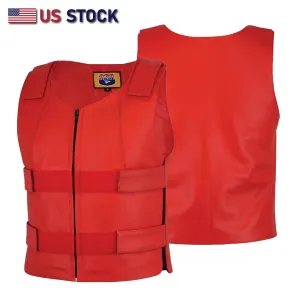 HL14945RED, Women Bulletproof Style Motorcycle Vest, Police - Swat Team,