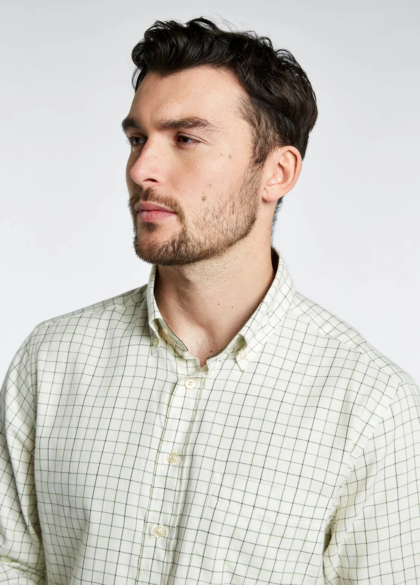 Hollymount Check Shirt - Verdigris