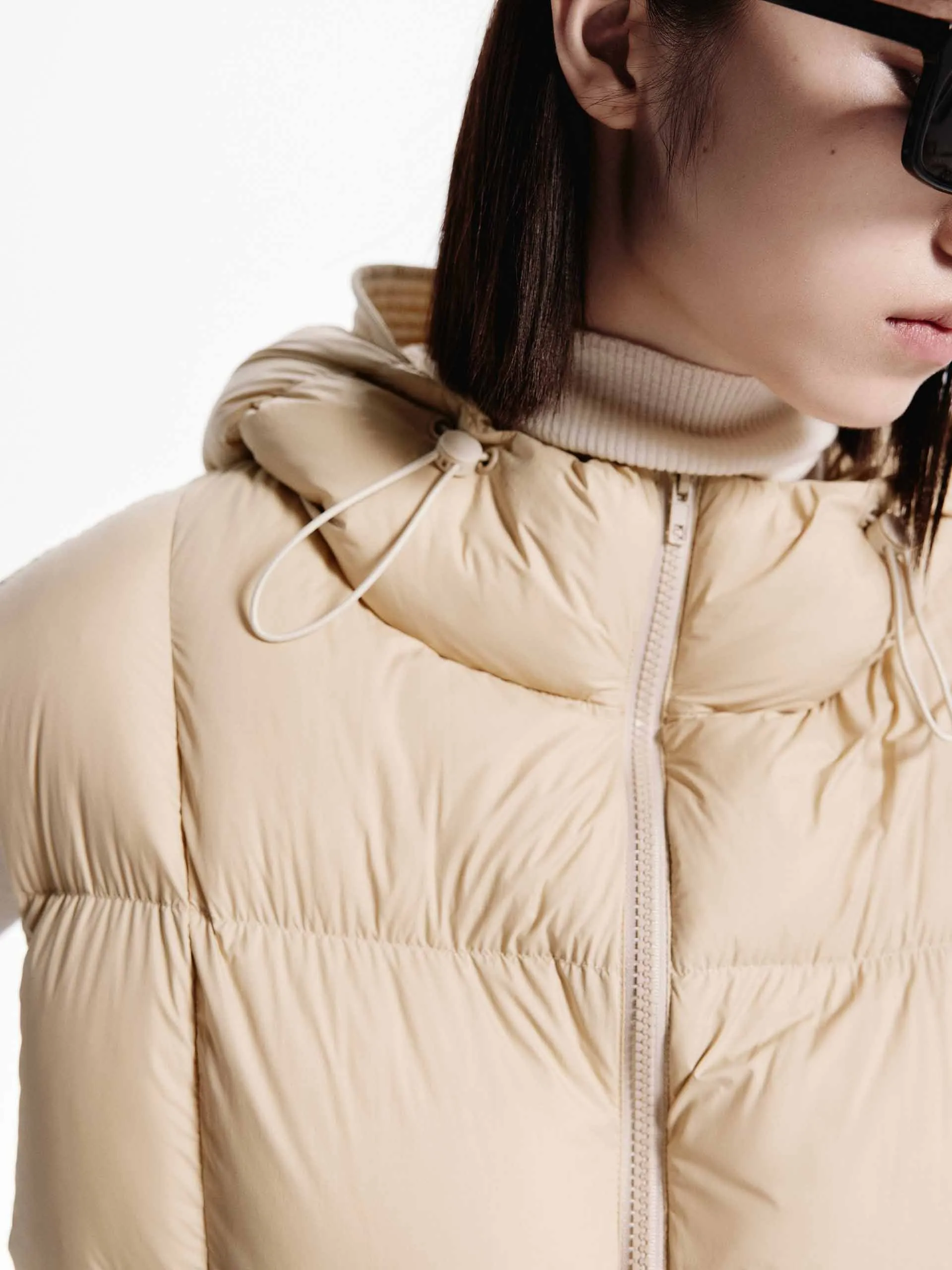 Hooded Quilted Puffer Vest