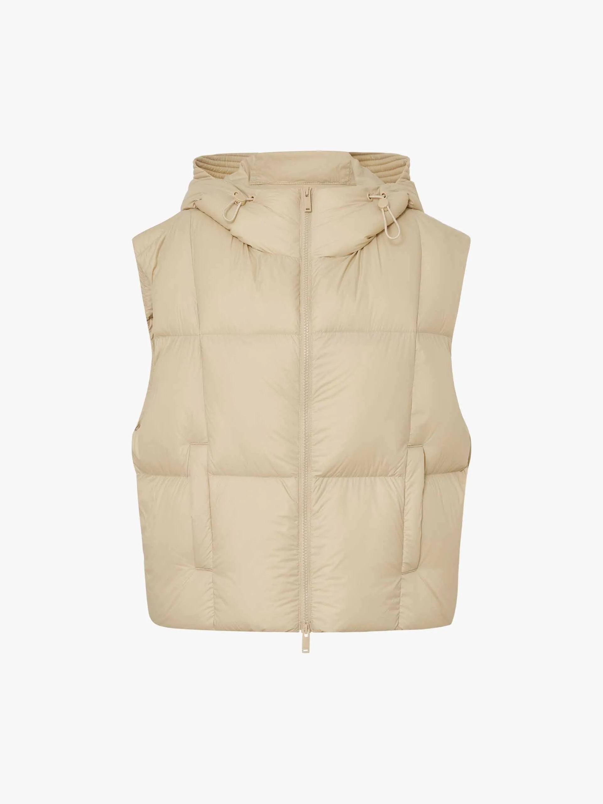 Hooded Quilted Puffer Vest