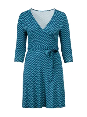 Ink Blue Perfect Wrap Dress