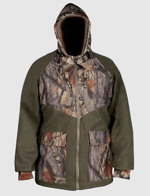 Jacket - Big Bill Merino Wool Hunting Jacket With Game Bag BBHARMER