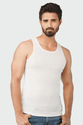 Jersey Vest - White Pack Of 3