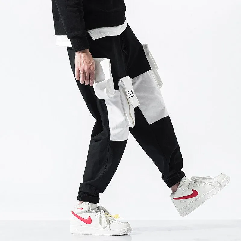 Joggers Cargo Pants for Men Casual Hip Hop Pocket Male Trousers Sweatpants Streetwear Spring Autumn Techwear Pants Men