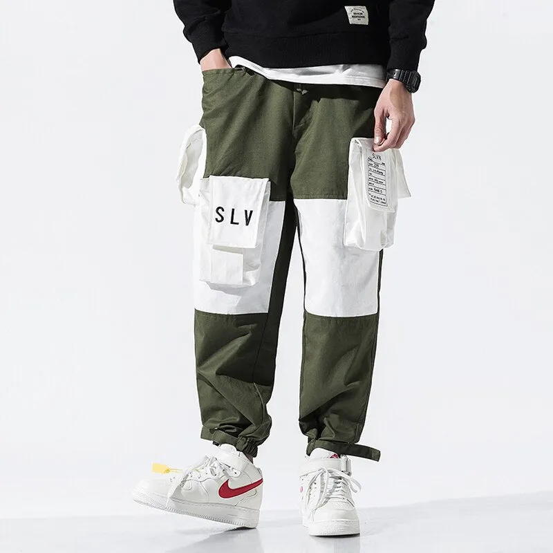 Joggers Cargo Pants for Men Casual Hip Hop Pocket Male Trousers Sweatpants Streetwear Spring Autumn Techwear Pants Men