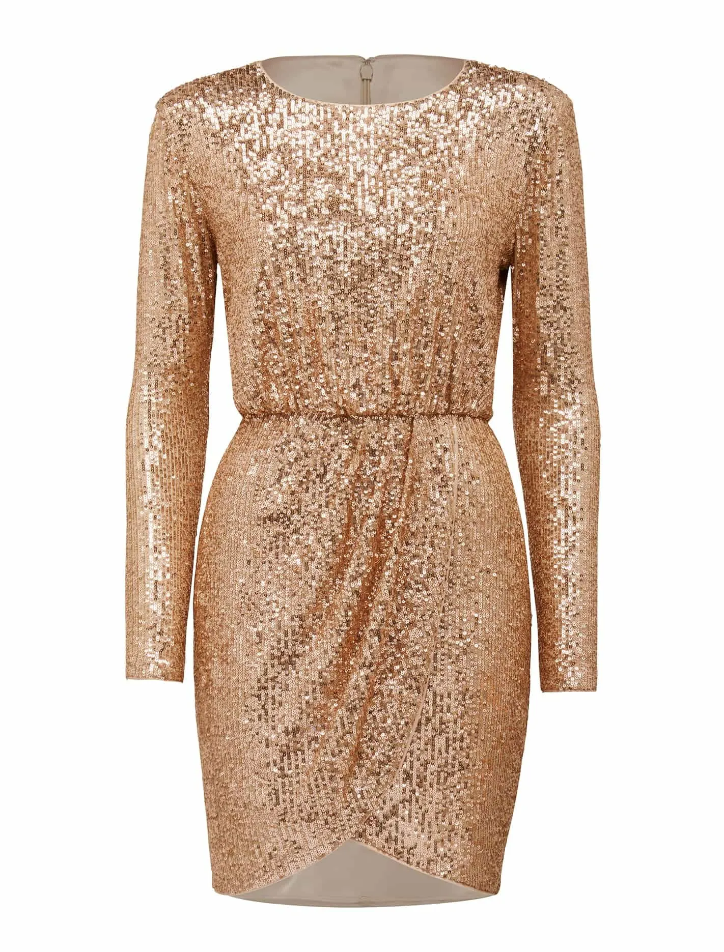 Juniper Sequin Wrap Mini Dress