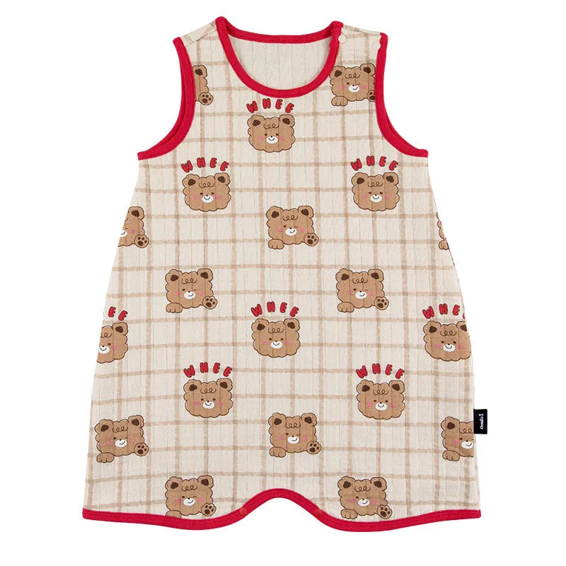 Kids Long Sleeping Vest - Hi Bear