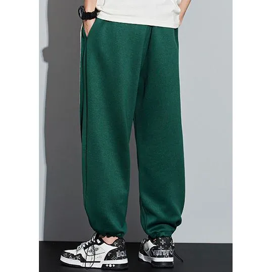 Knitted Sports Loose Fit Drawstring Tapered Sweatpant