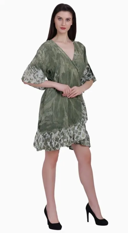 Last Ones! Goddess Gaia Flowy, Wrap Dress