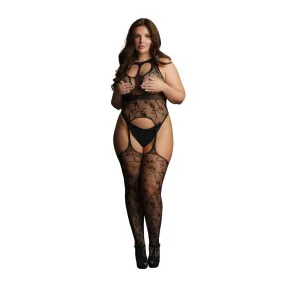 Le Desir Lace Suspender Bodystocking UK 14 to 20