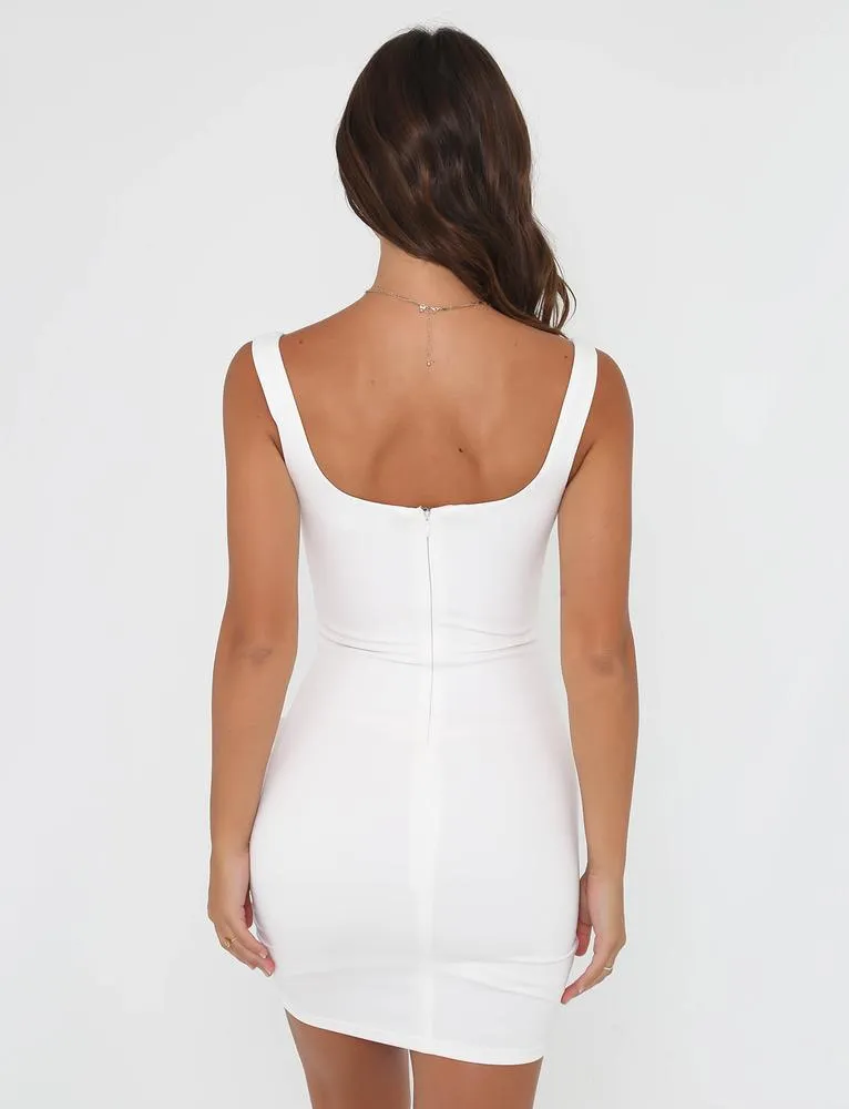 Leah Dress - White