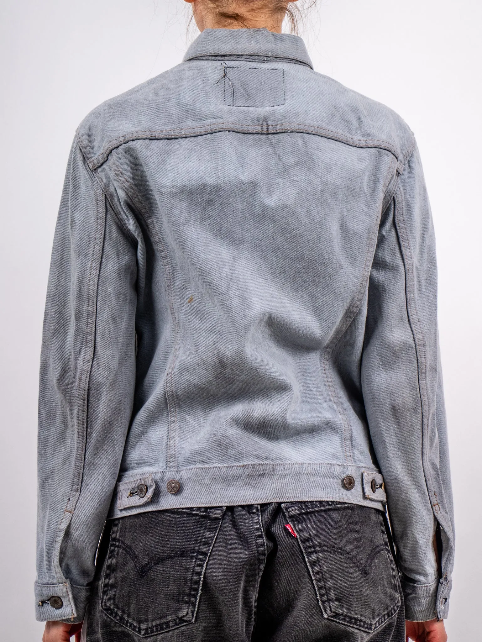 LEVIS overdyed denim trucker jacket