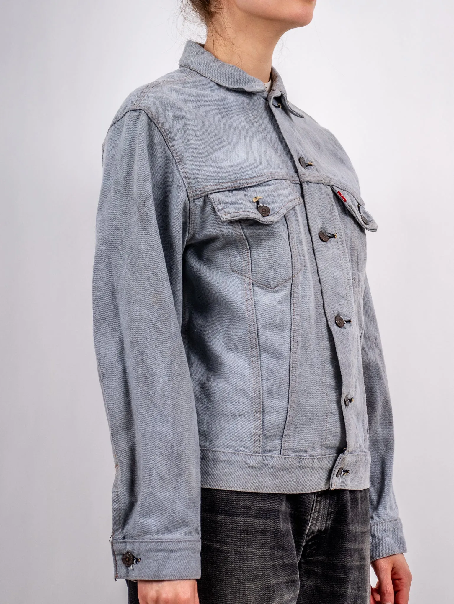 LEVIS overdyed denim trucker jacket