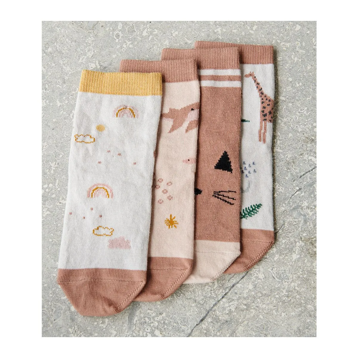 Liewood, Silas Cotton Socks 3 Pack - Rose Multi Mix