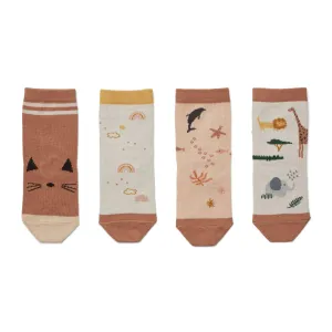 Liewood, Silas Cotton Socks 3 Pack - Rose Multi Mix