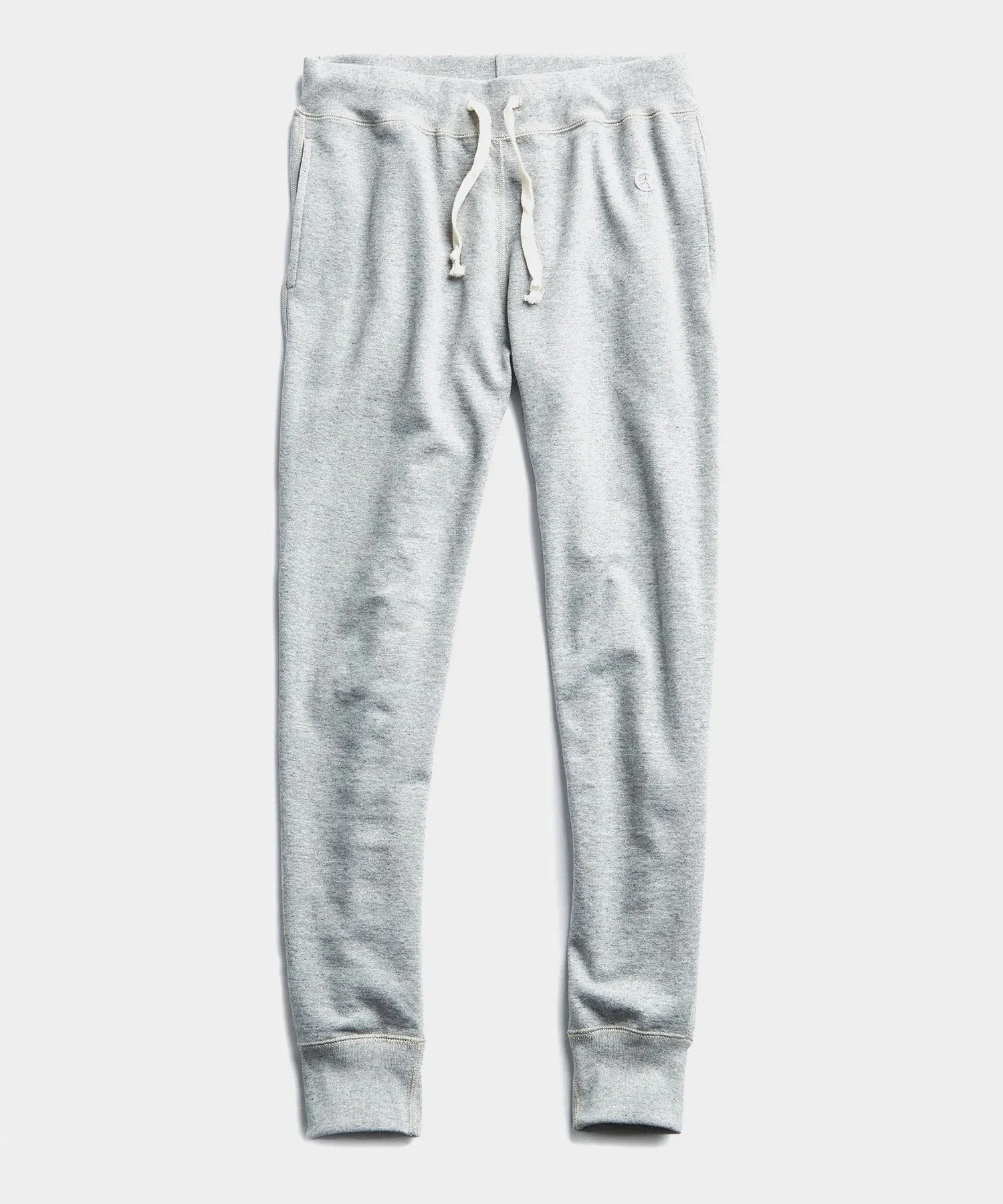 Lightweight Slim Jogger Sweatpant in Light Grey Mix