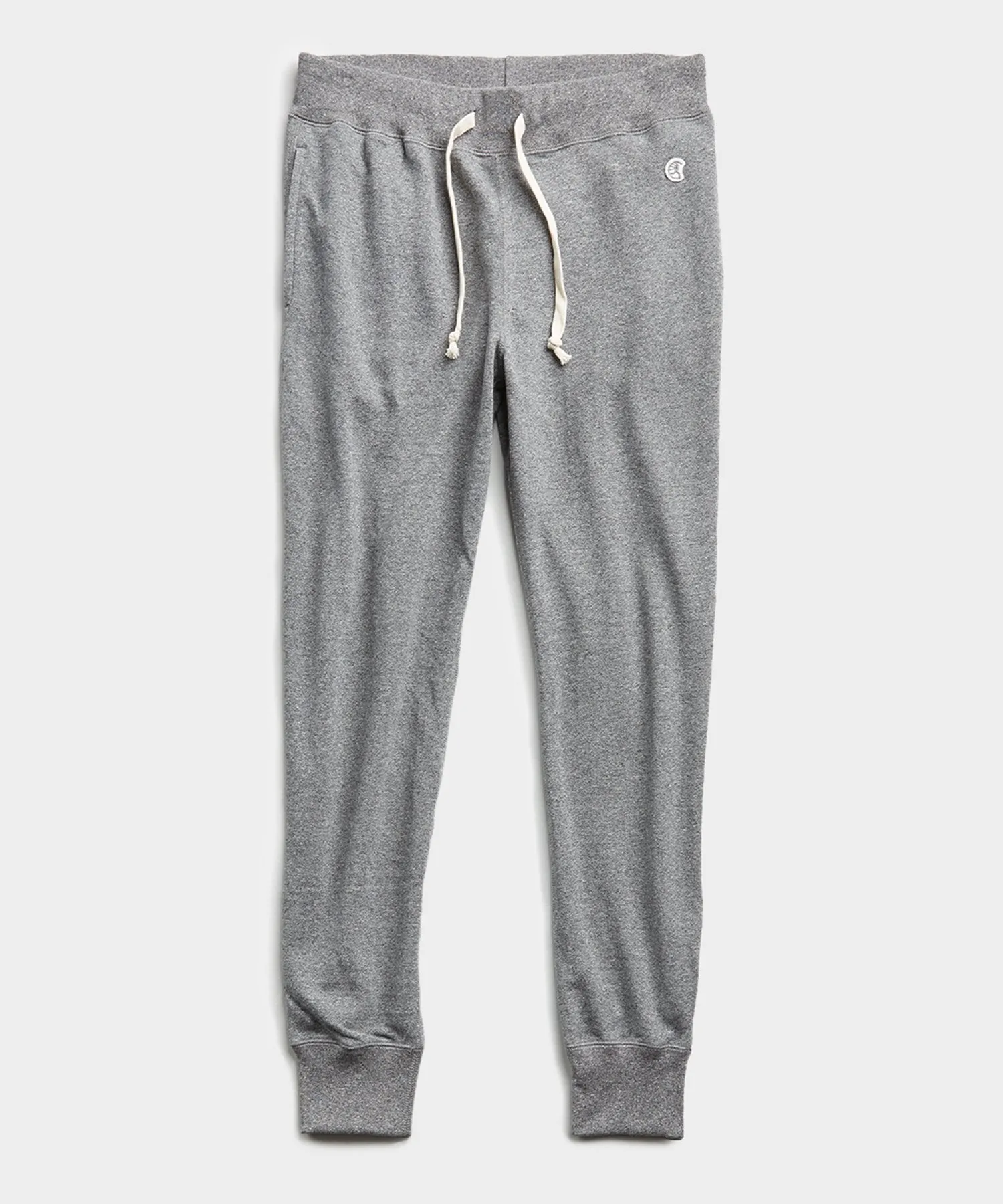 Lightweight Slim Jogger Sweatpant in Salt and Pepper