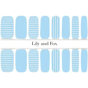 Lily and Fox - Nail Wrap - Baby Blue