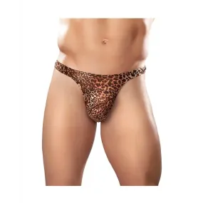 Male Power Wonder Thong Animal Print