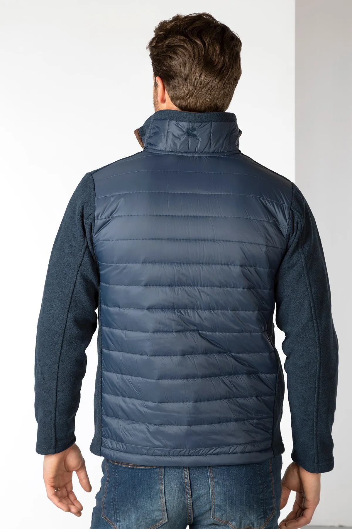 Men's Hybrid Fleece Jacket - Huggate