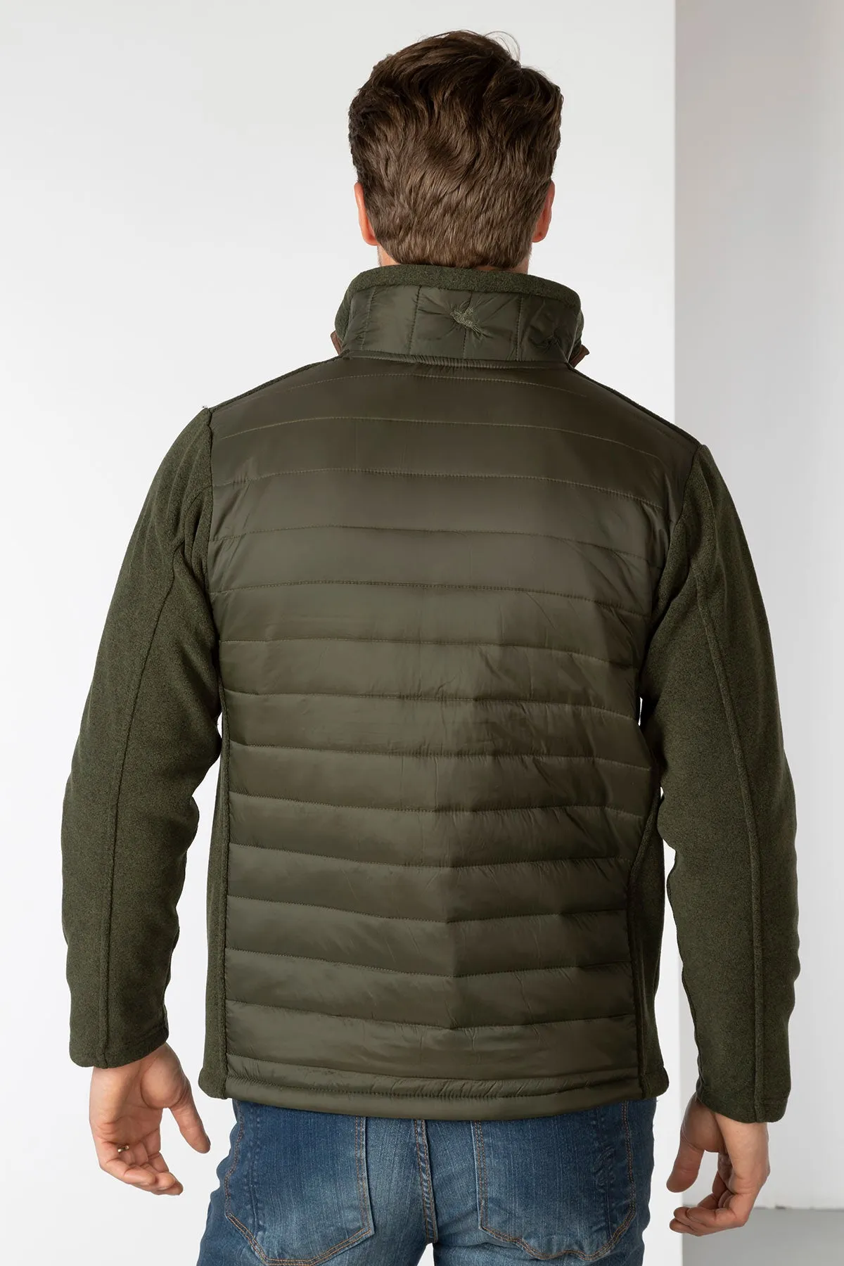 Men's Hybrid Fleece Jacket - Huggate