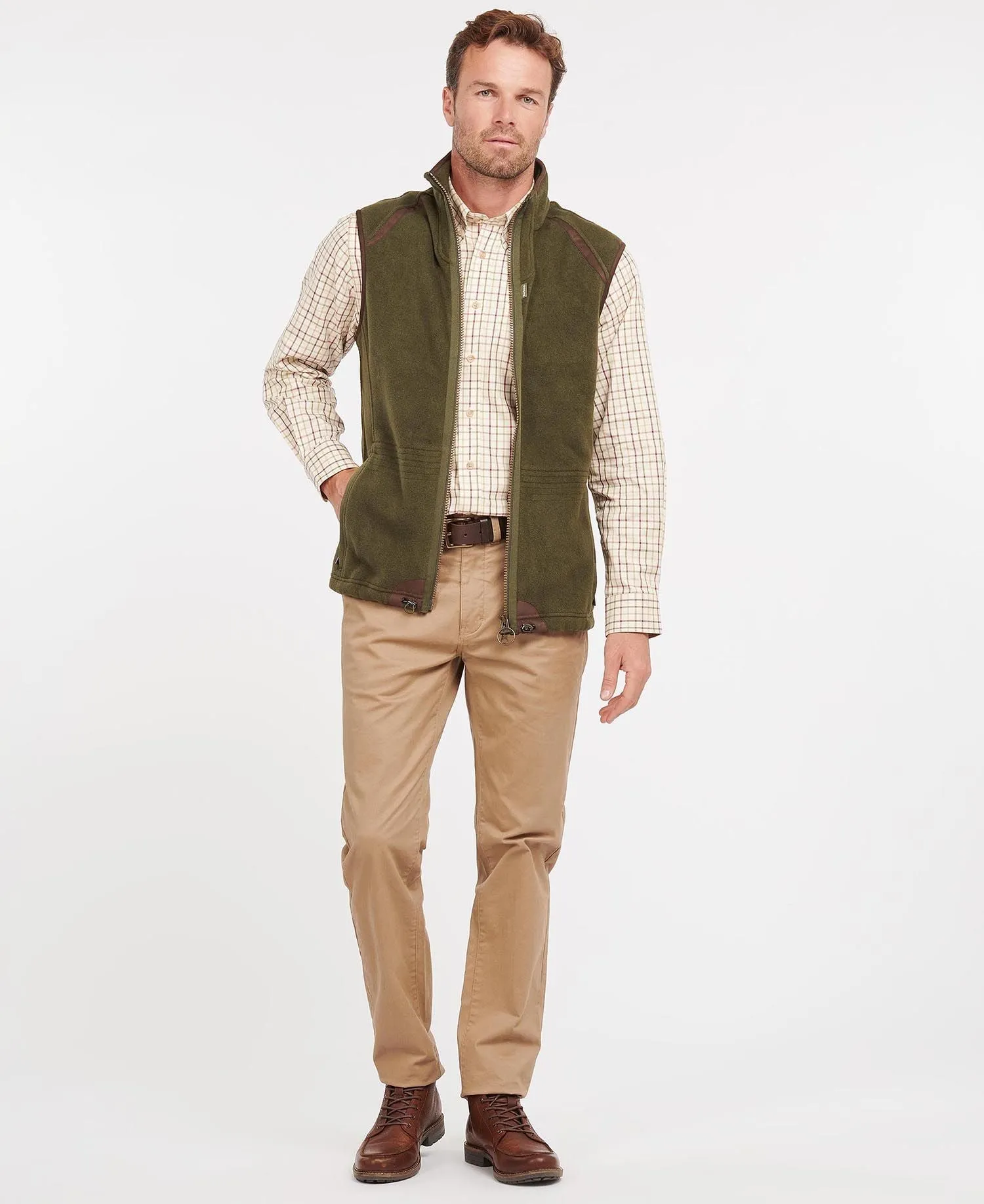 Men's Langdale Fleece Gilet - Olive