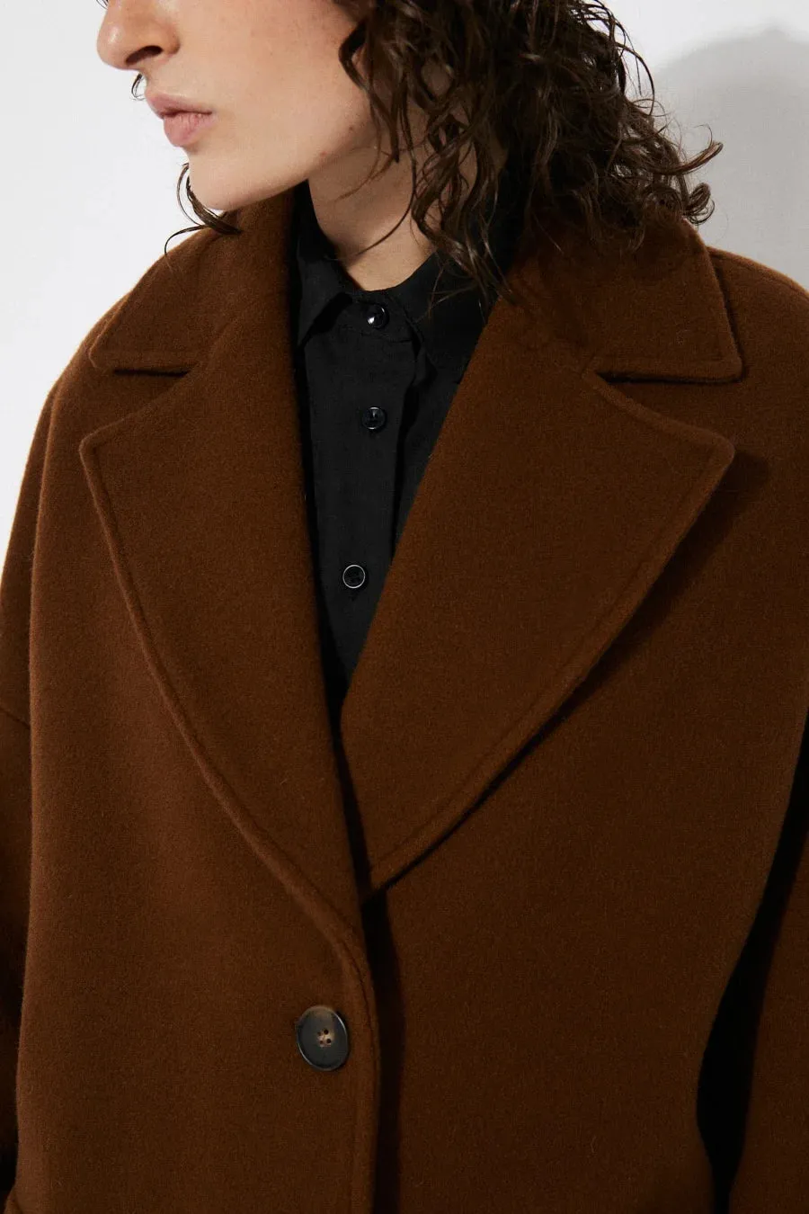 Monestero Coat - Brown