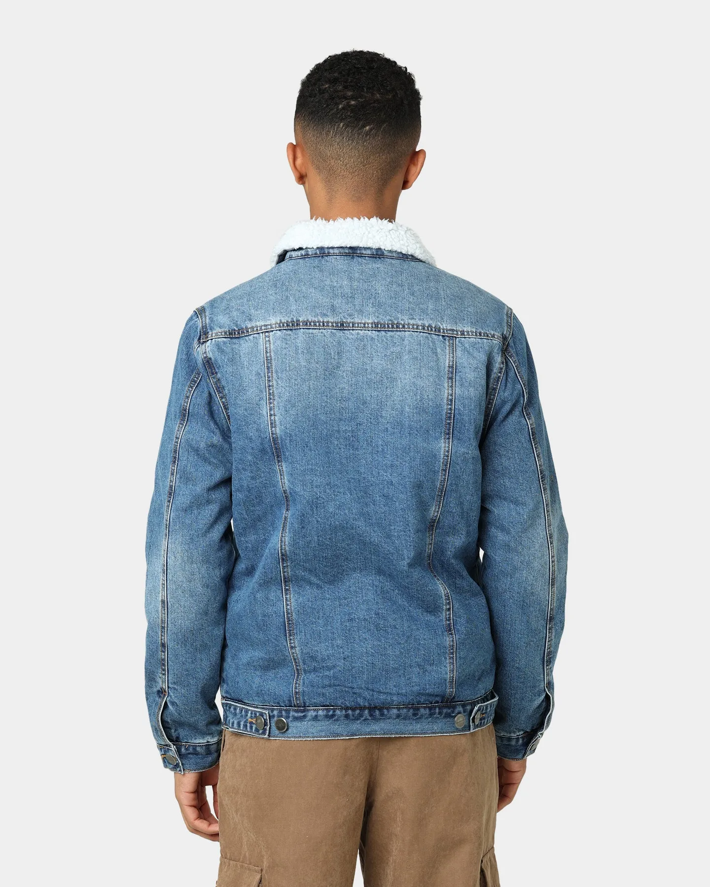 Nena And Pasadena Chicago Trucker Jacket Michigan Blue