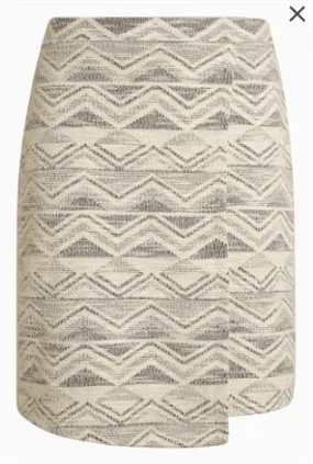 Next Monochrome Jacquard Womens Skirt