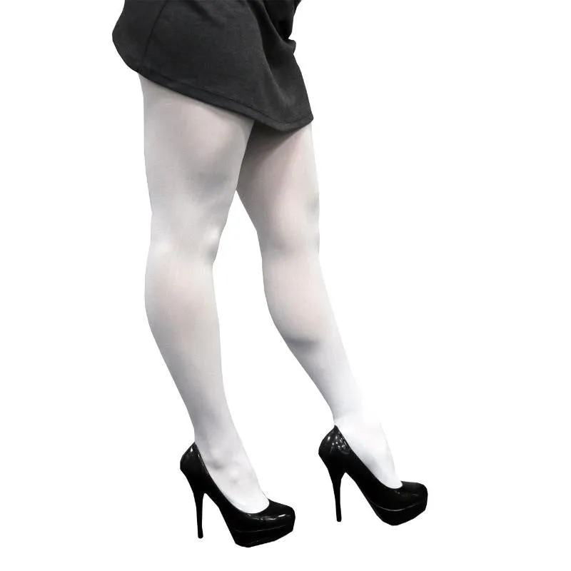 Opaque Pantyhose by Rebel Legs - White, Red or Green