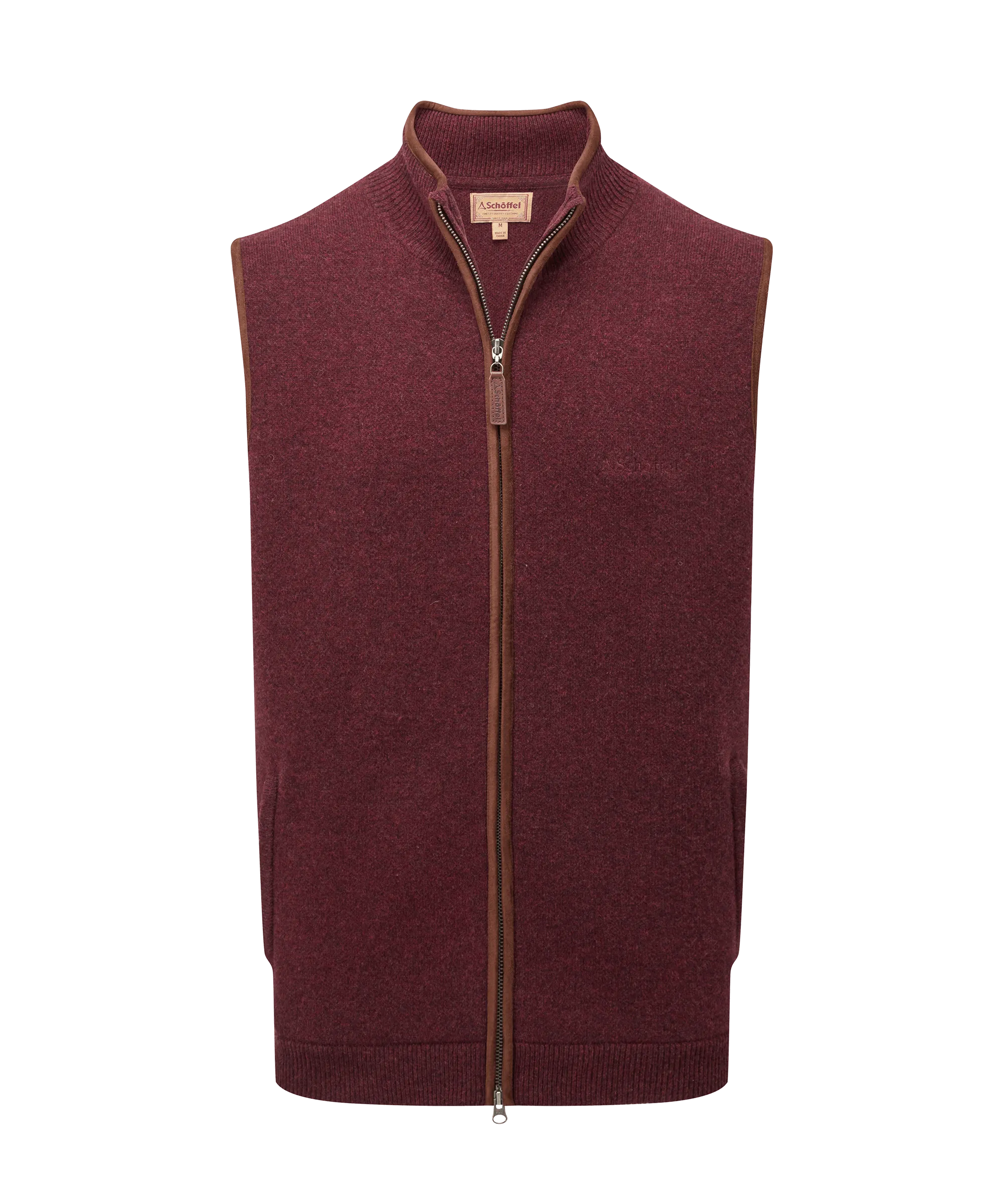 Orkney Merino Gilet - Damson