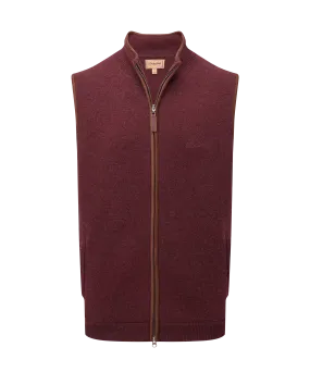 Orkney Merino Gilet - Damson