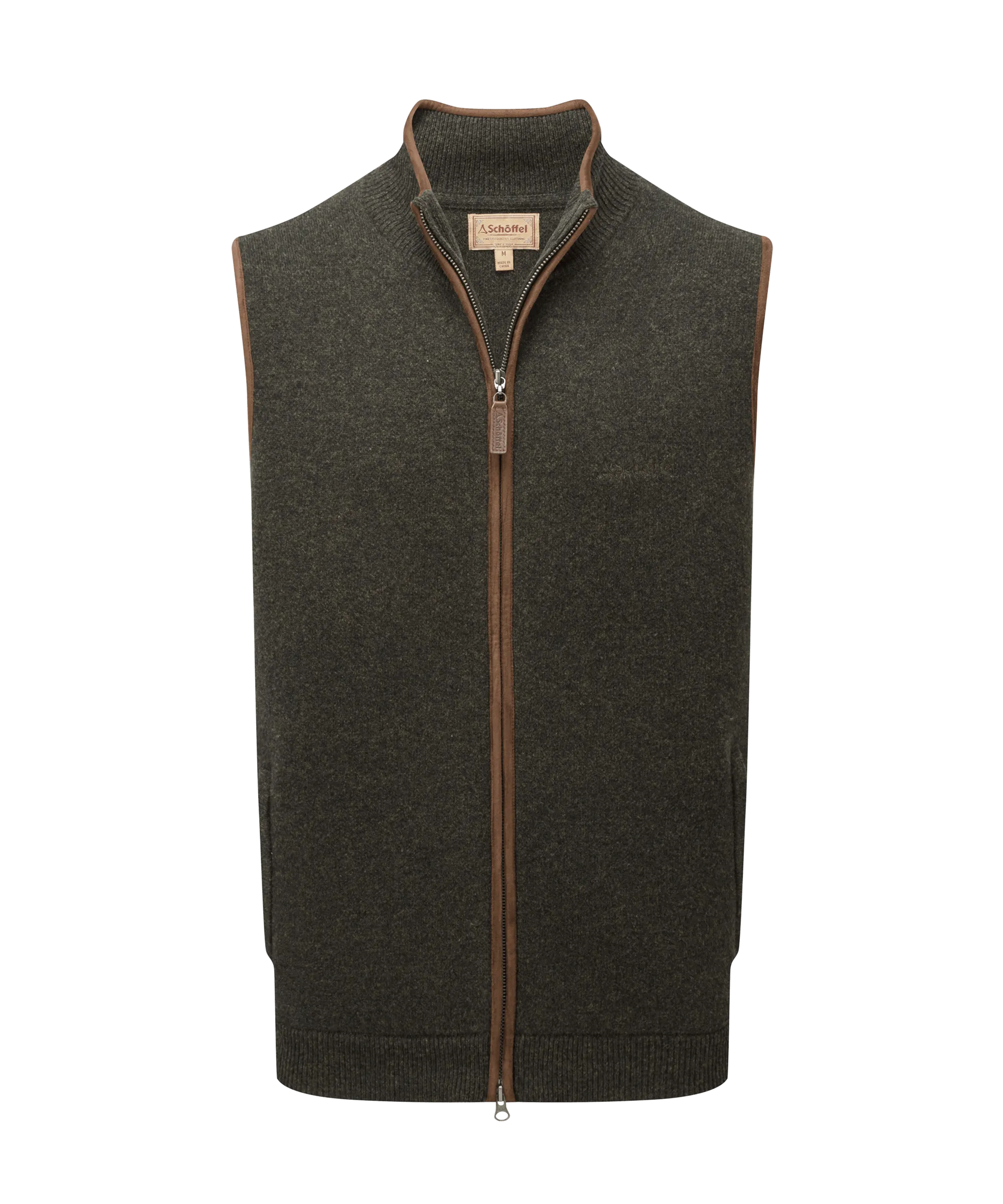 Orkney Merino Gilet - Loden Green