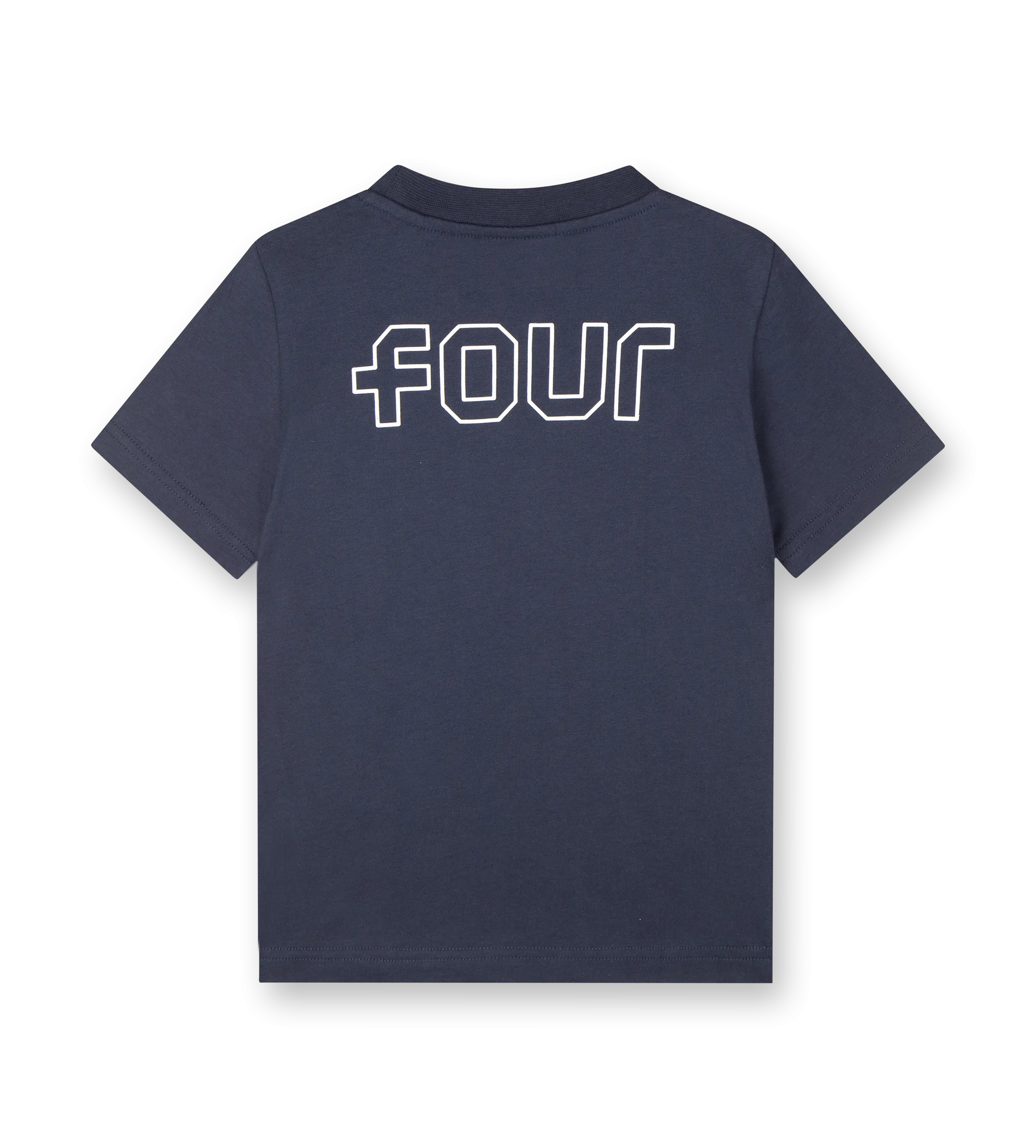 Outline Logo T-shirt Marine Blue