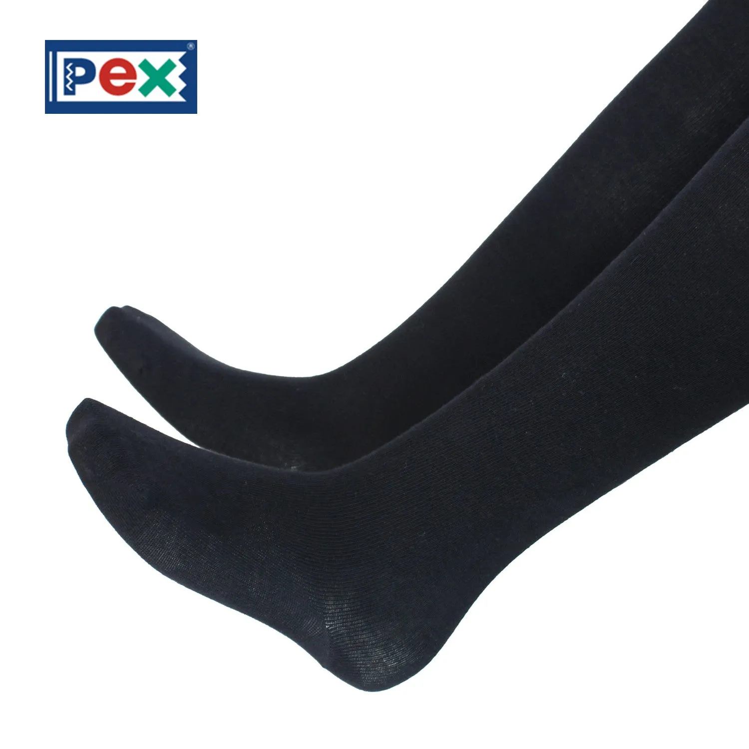 Pex Sunset 2 Pair Pack Cotton Rich Black Tights