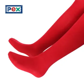 Pex Sunset 2 Pair Pack Cotton Rich Red Tights