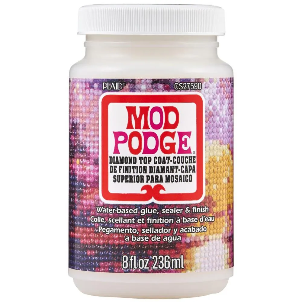 Plaid Mod Podge Diamond Top Coat Acrylic Sealer 8oz