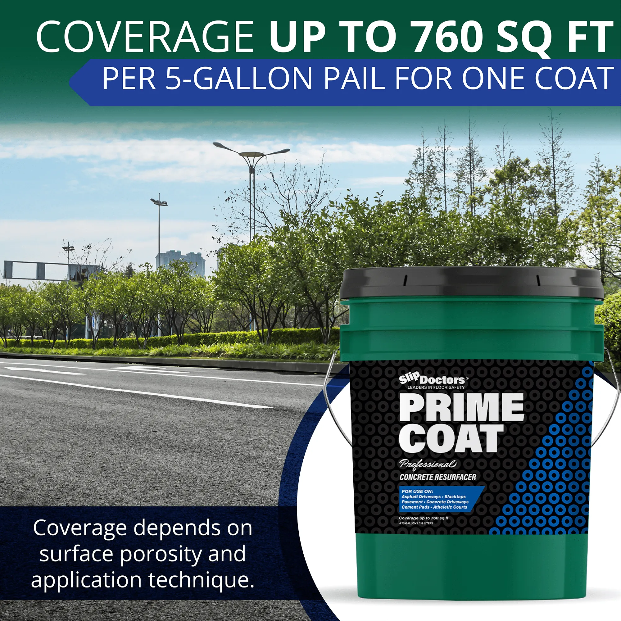 Prime Coat Professional Water-Based Concrete Primer & Resurfacer