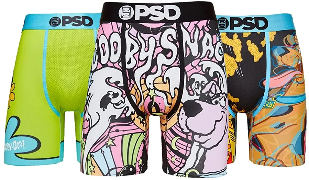 PSD Men's 3-Pack Scooby Doo Boxer Briefs