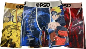 PSD Mens Boxer Brief Multi/Naruto Uzu Sp 3Pk