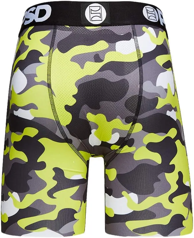 PSD Men's Neon Warface Boxer Briefs (M, L)