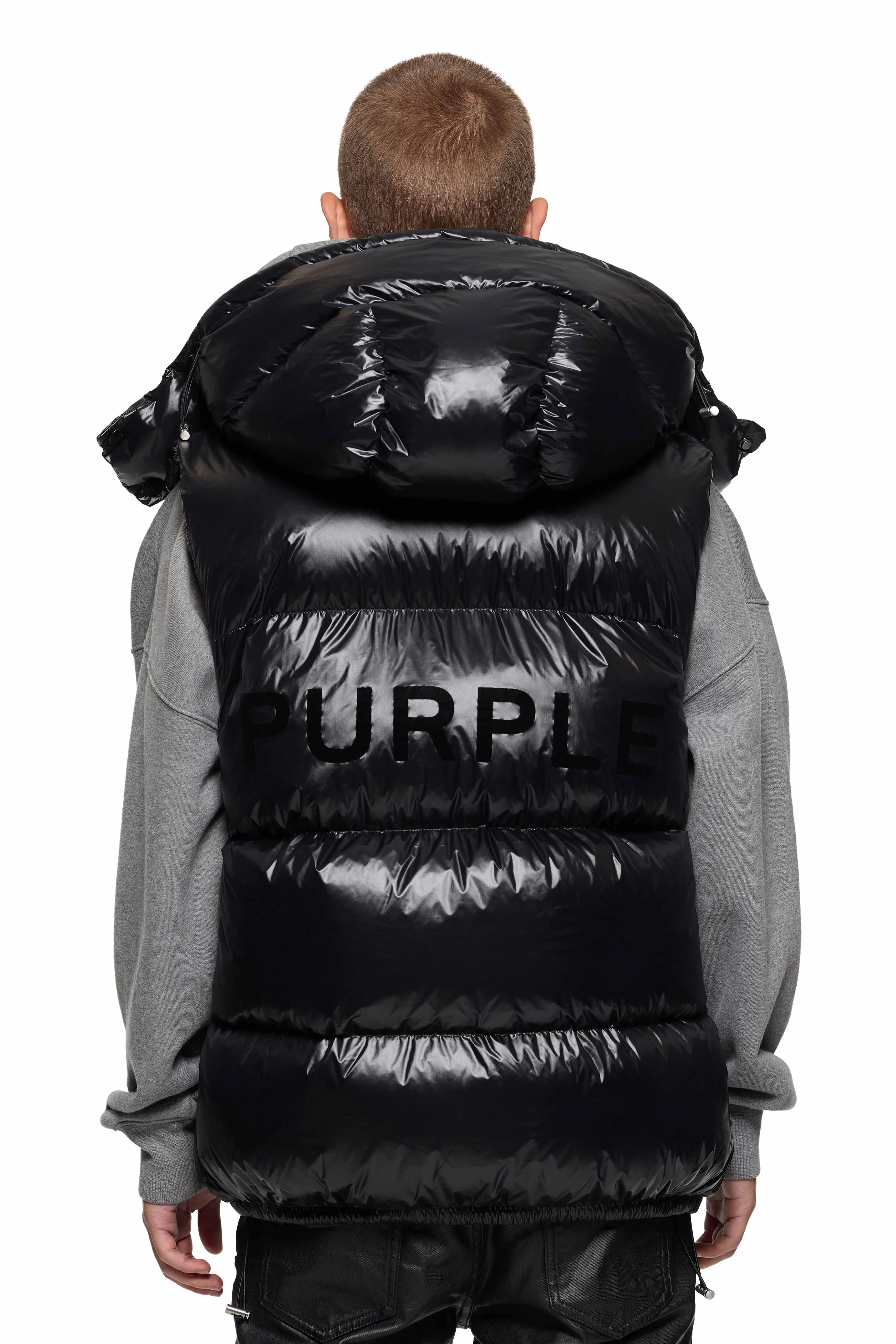 Puffer Vest (Black) - M6080-PBBV424