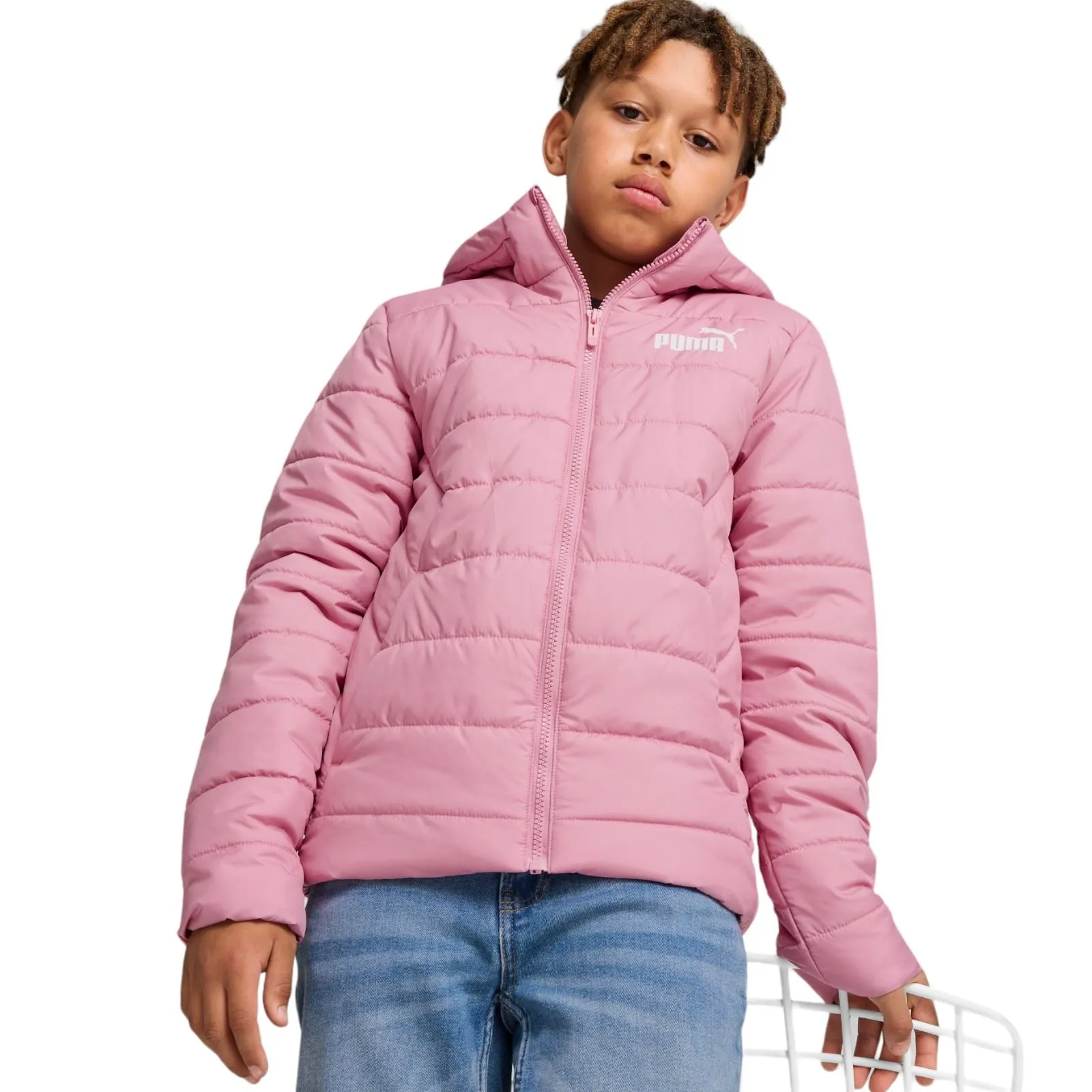 Puma Essentials Hooded Padded Girls Jacket