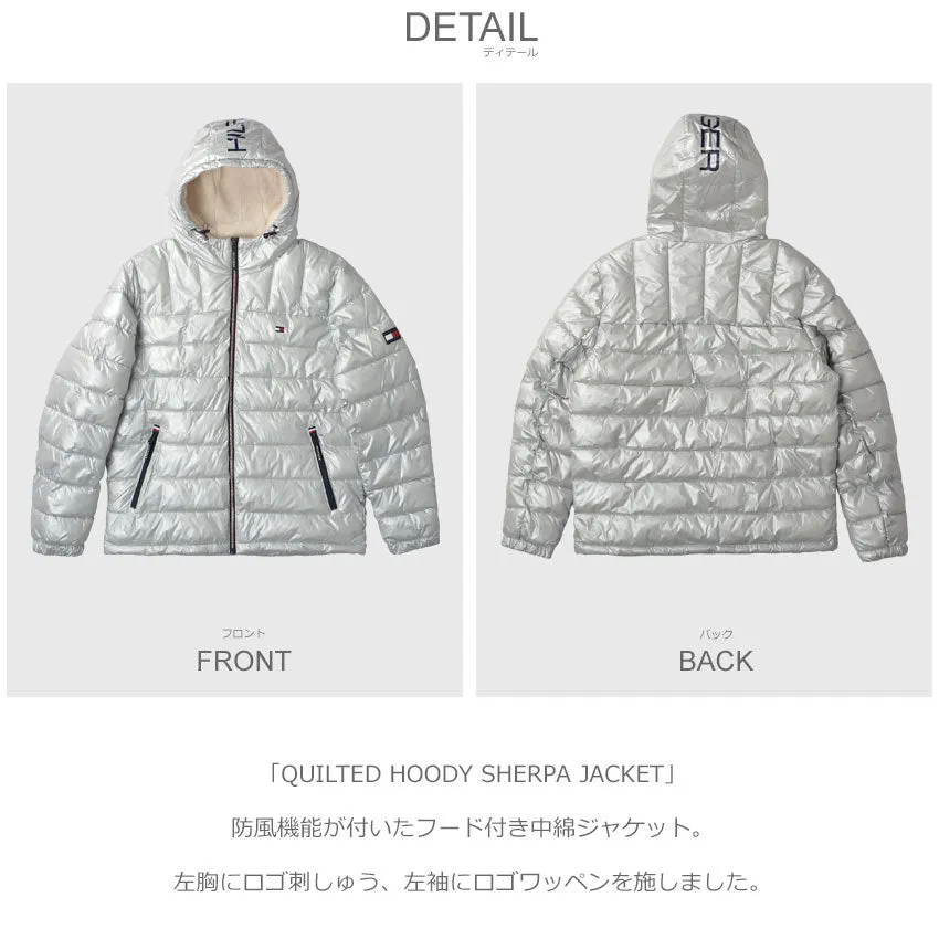 QUILTED HOODY SHERPA JACKET 150AN214 アウター 返品無料 当日出荷